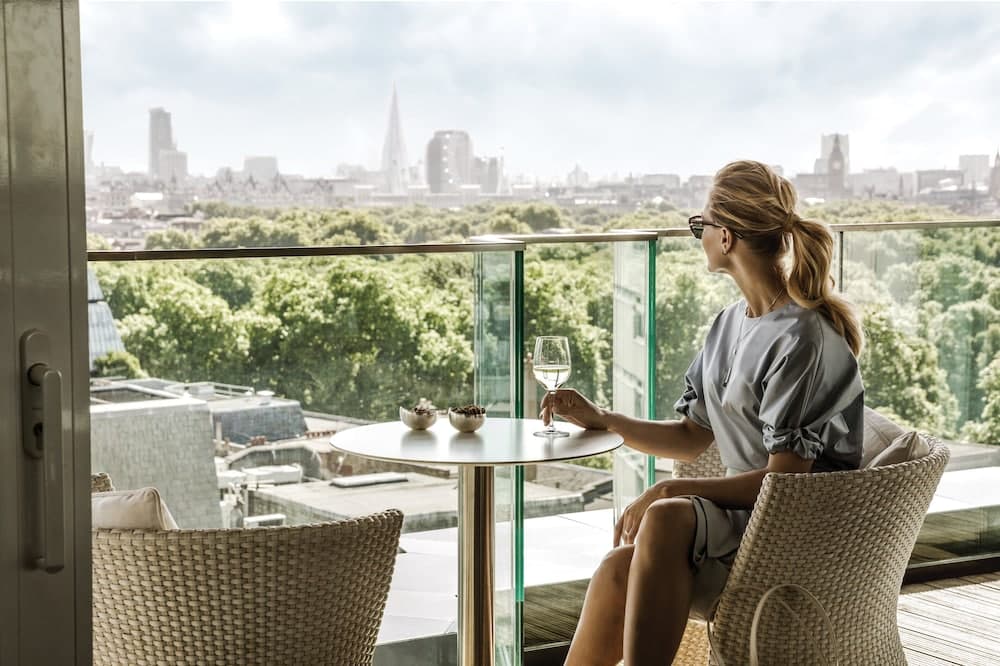 Uitzicht vanaf balkon