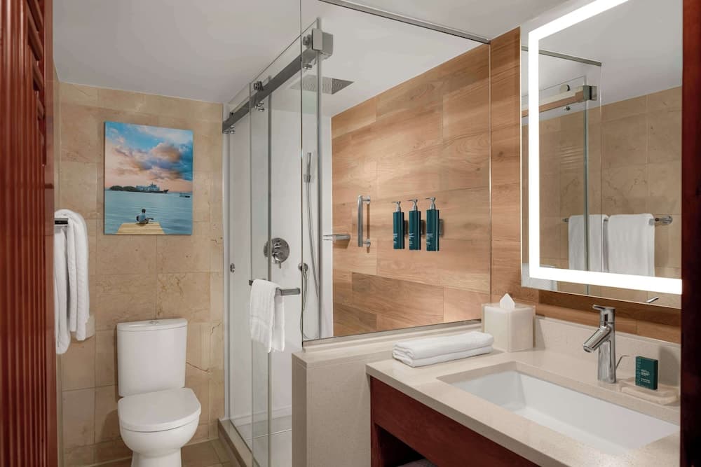 Badkamer met douche