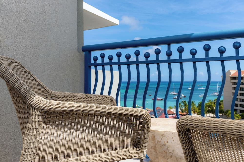 Uitzicht vanaf balkon