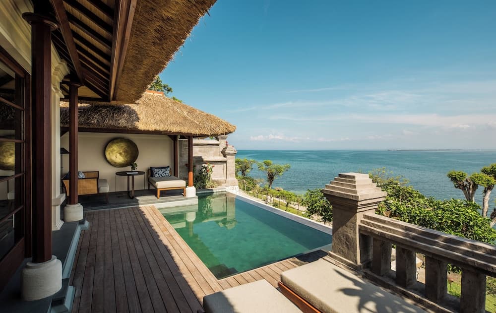 Uitzicht vanaf balkon