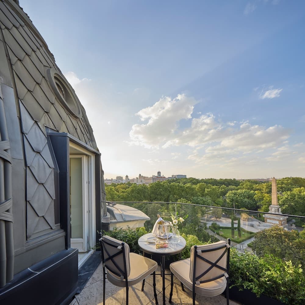 Uitzicht vanaf balkon