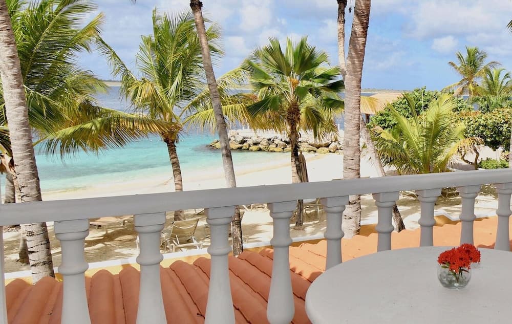 Uitzicht vanaf balkon