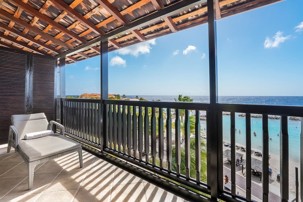 Uitzicht vanaf balkon
