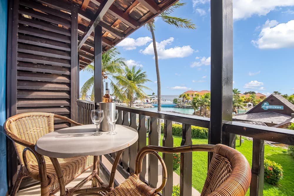 Uitzicht vanaf balkon