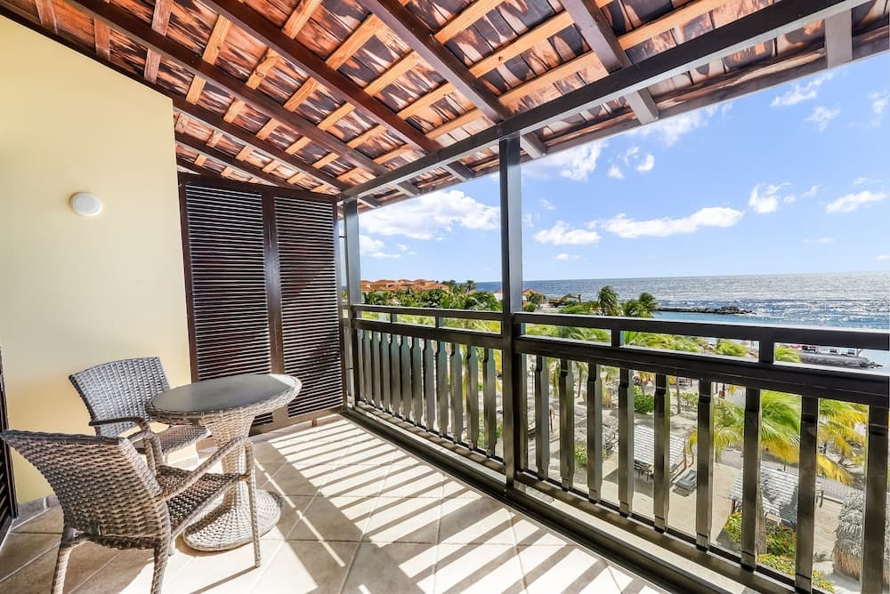 Uitzicht vanaf balkon