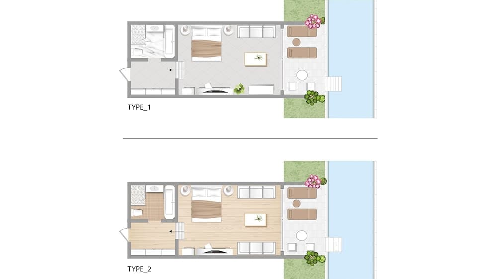 Voorkant van accommodatie