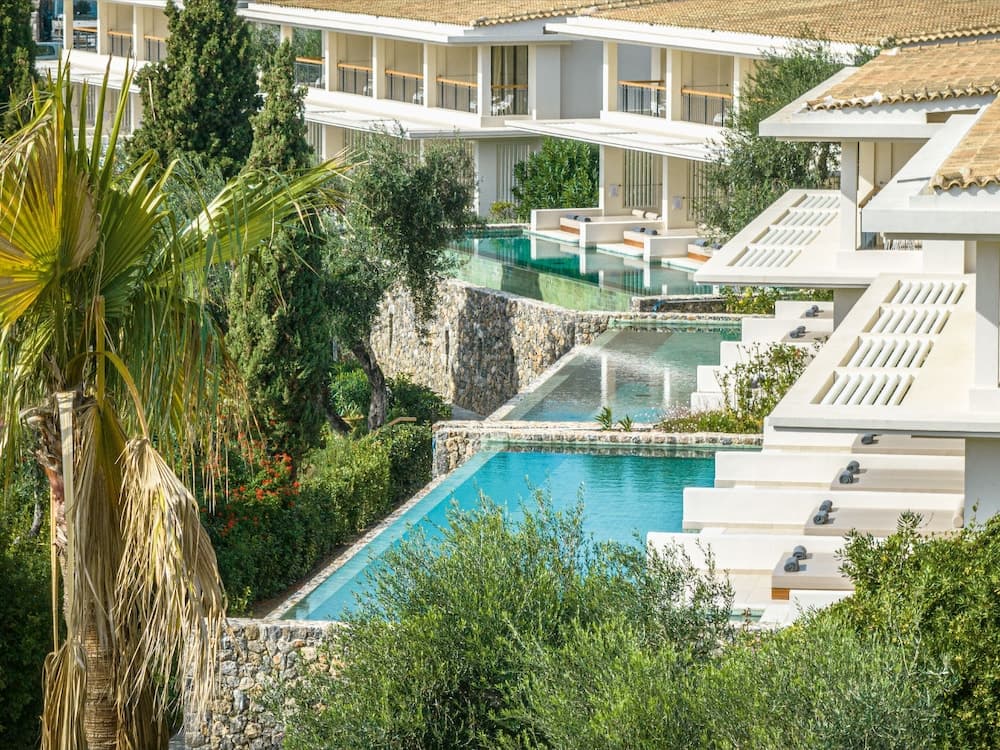 Uitzicht vanaf balkon
