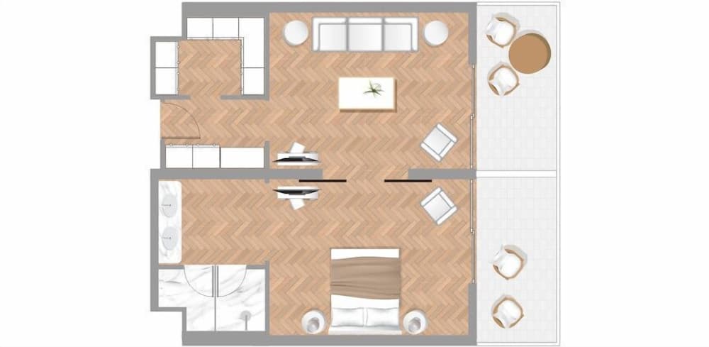 Voorkant van accommodatie