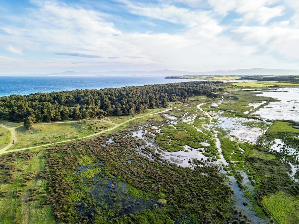 Uitzicht vanuit accommodatie