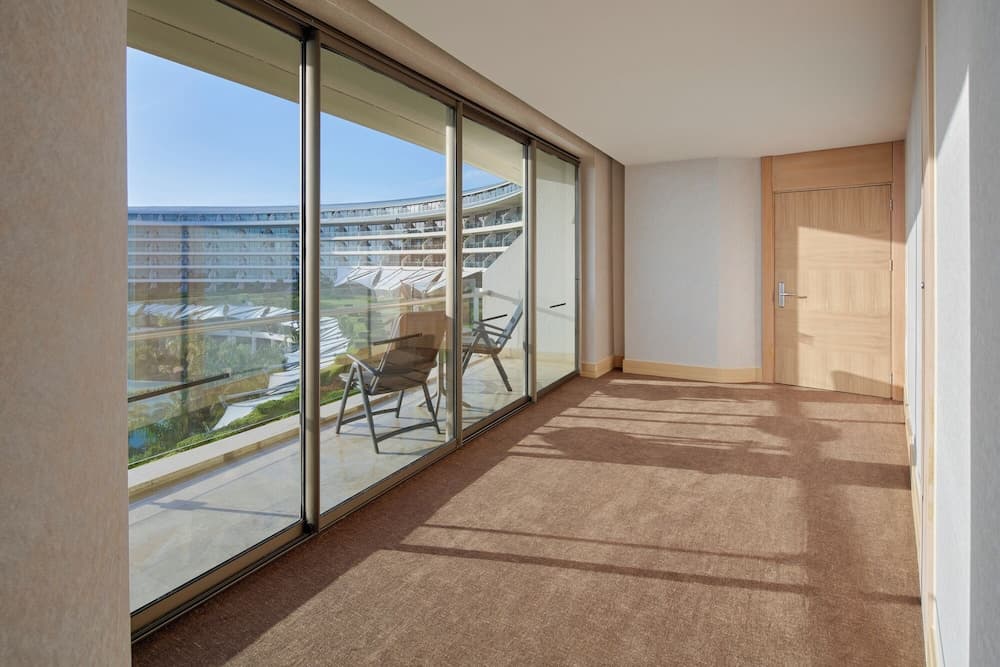 Uitzicht vanaf balkon