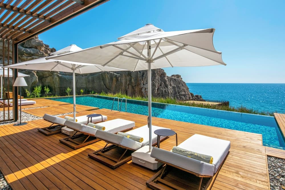 Uitzicht vanaf balkon