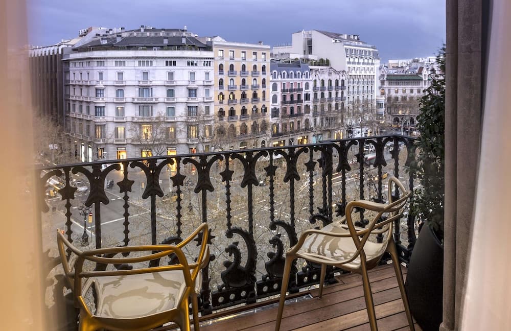 Uitzicht vanaf balkon