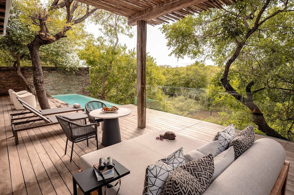 Uitzicht vanaf balkon