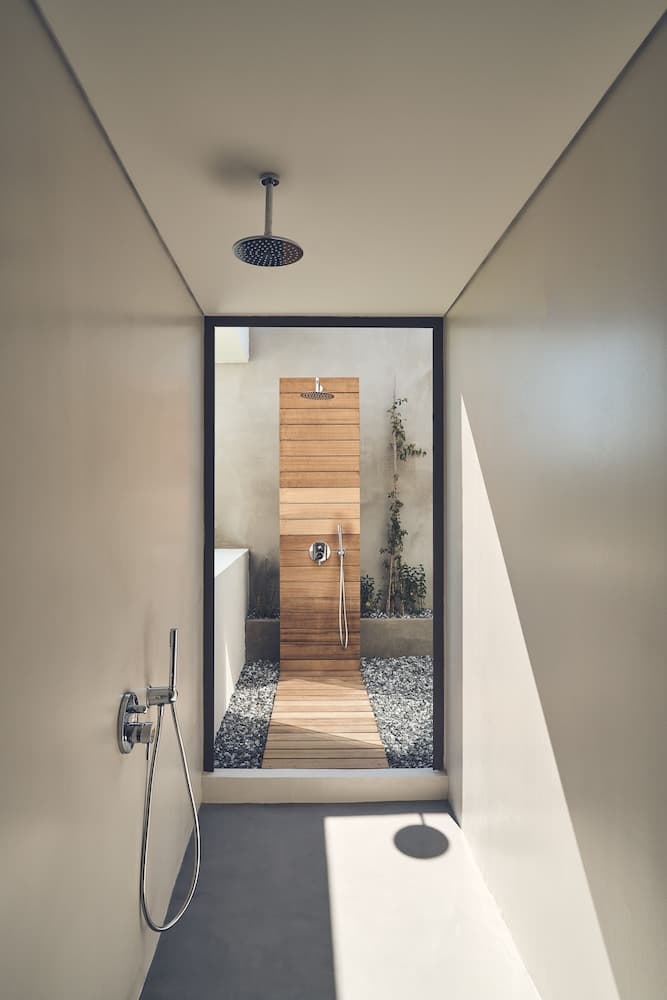 Badkamer met douche