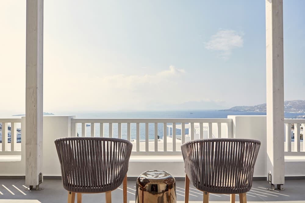 Uitzicht vanaf balkon