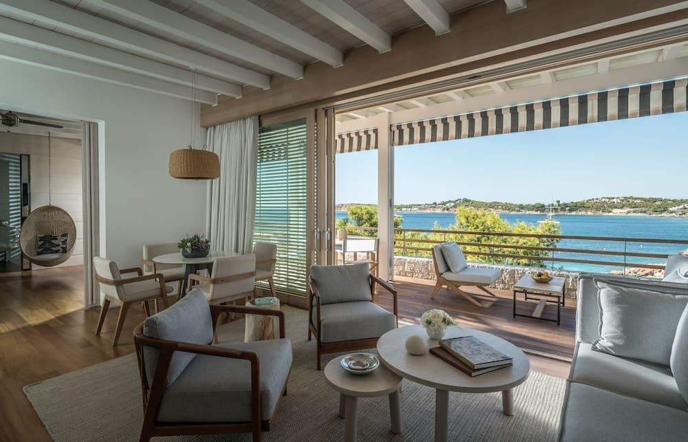 Uitzicht vanaf balkon