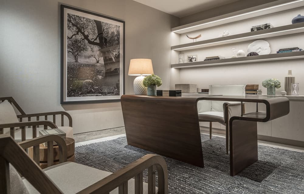 Businesscentrum in de kamer