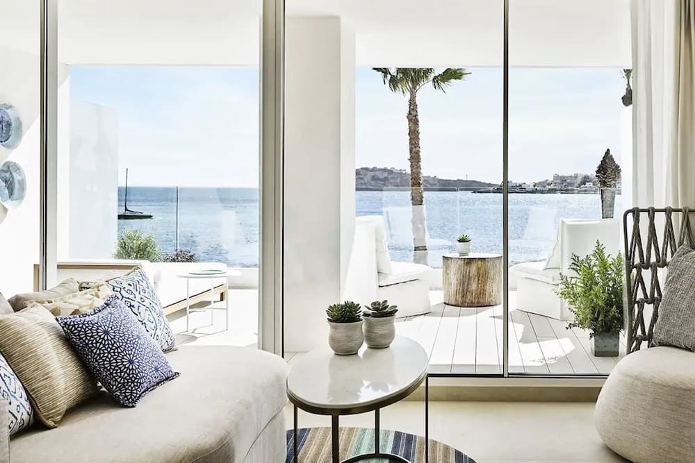 Uitzicht vanaf balkon