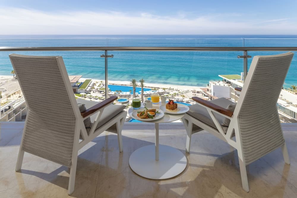 Uitzicht vanaf balkon
