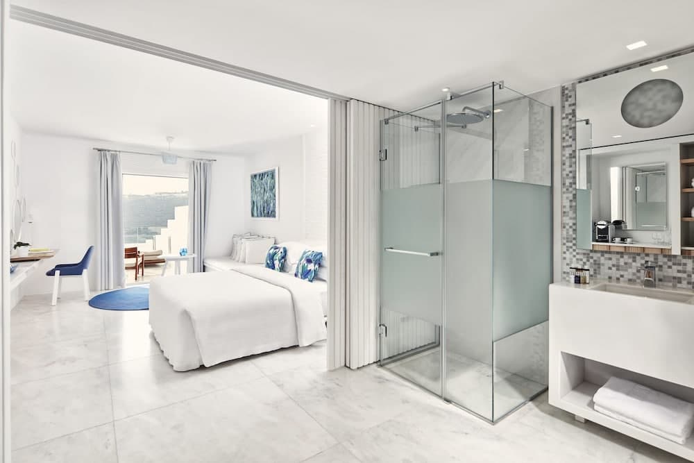 Badkamer met douche