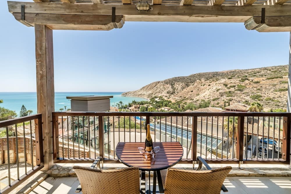 Uitzicht vanaf balkon