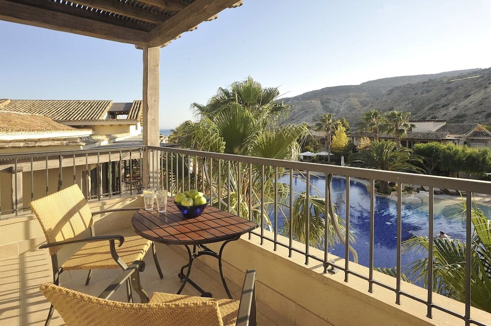 Uitzicht vanaf balkon