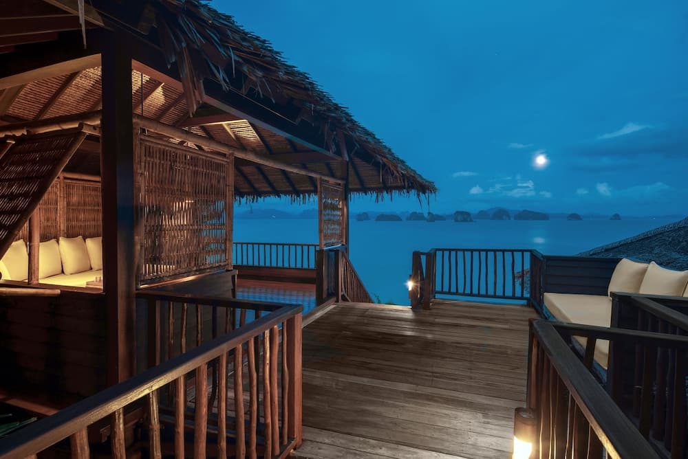 Uitzicht vanaf balkon