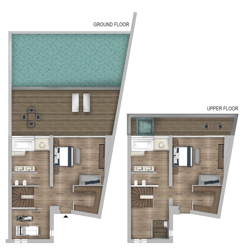 Voorkant van accommodatie