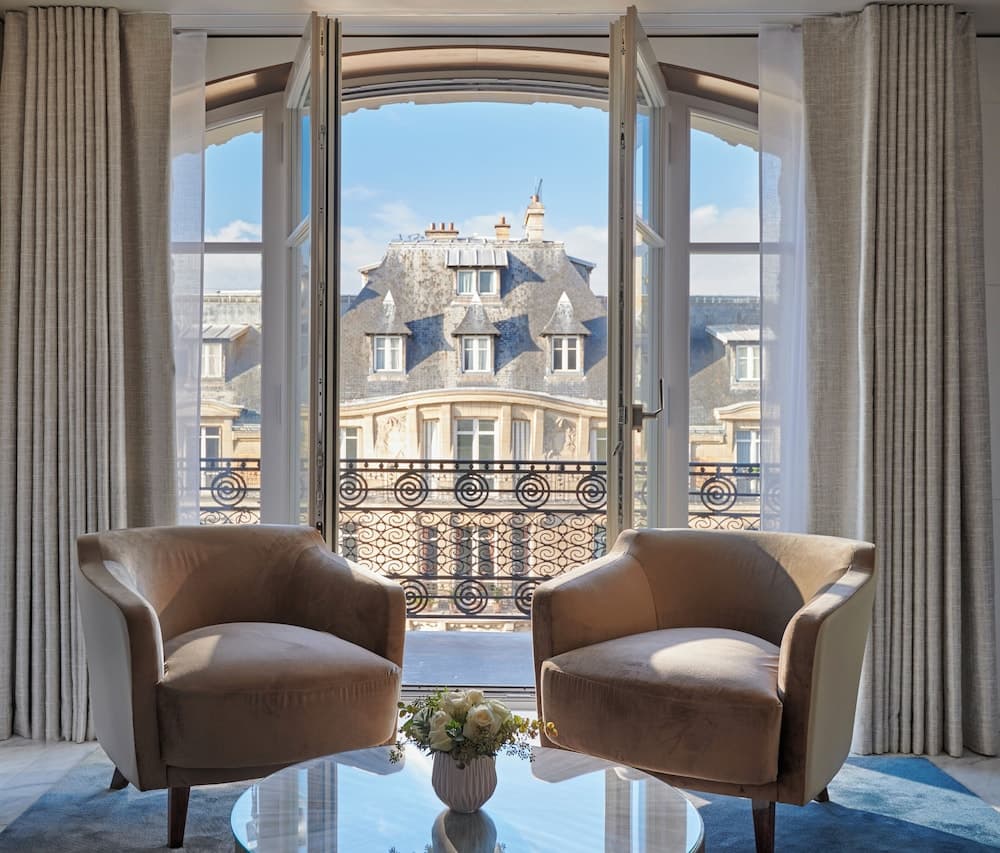 Uitzicht vanaf balkon