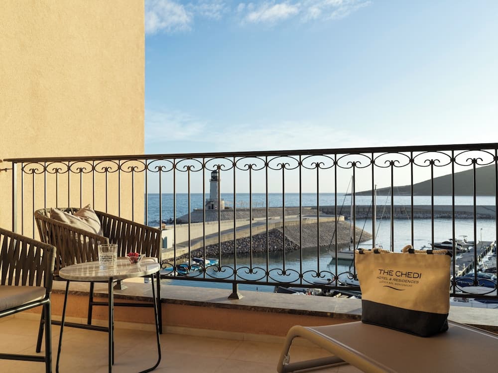 Uitzicht vanaf balkon