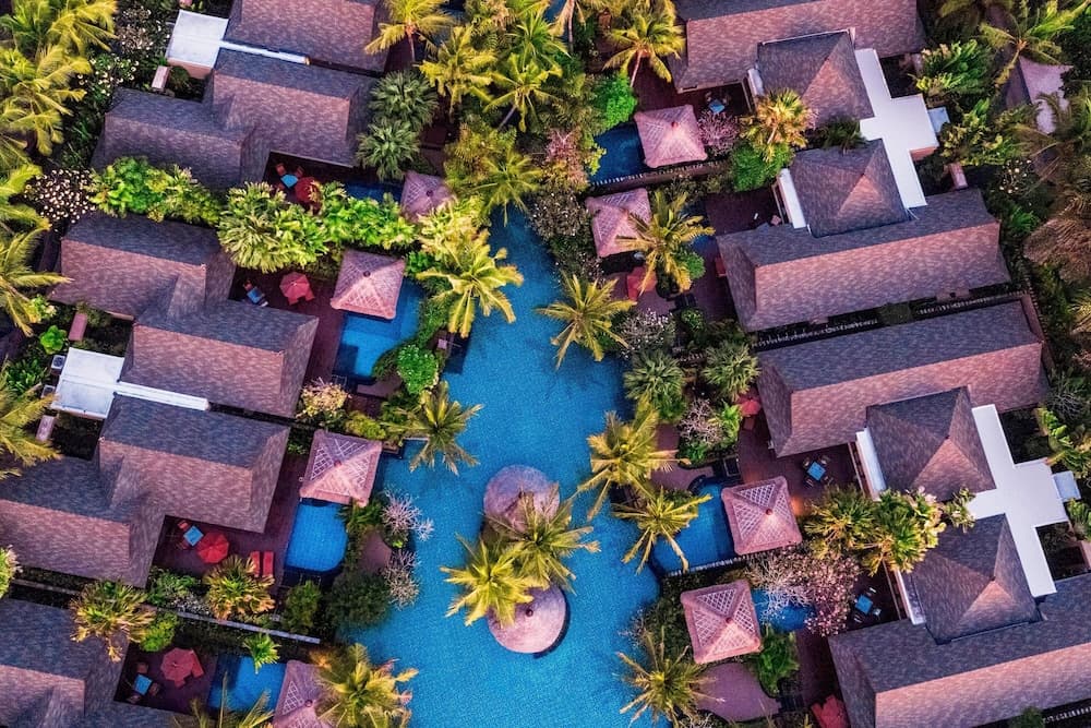 Uitzicht vanuit accommodatie