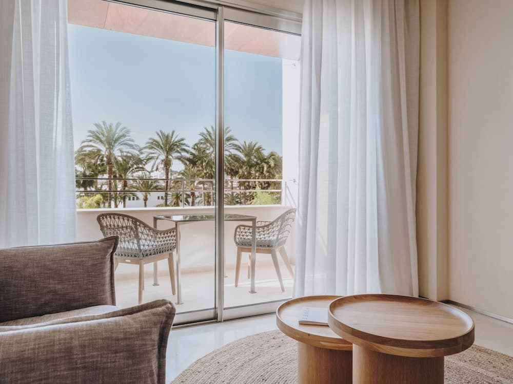 Uitzicht vanaf balkon