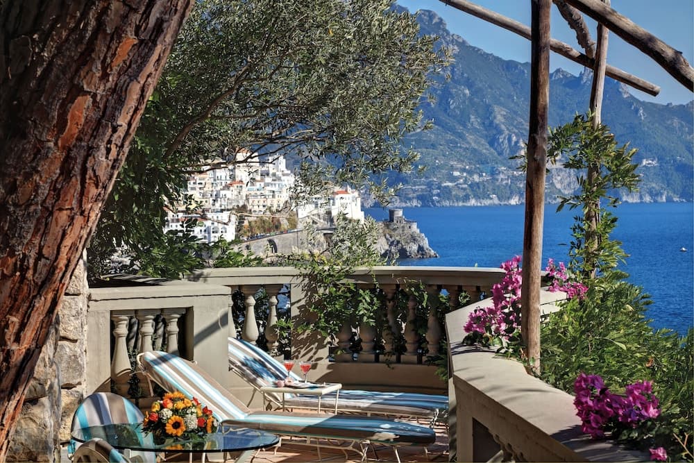 Uitzicht vanaf balkon
