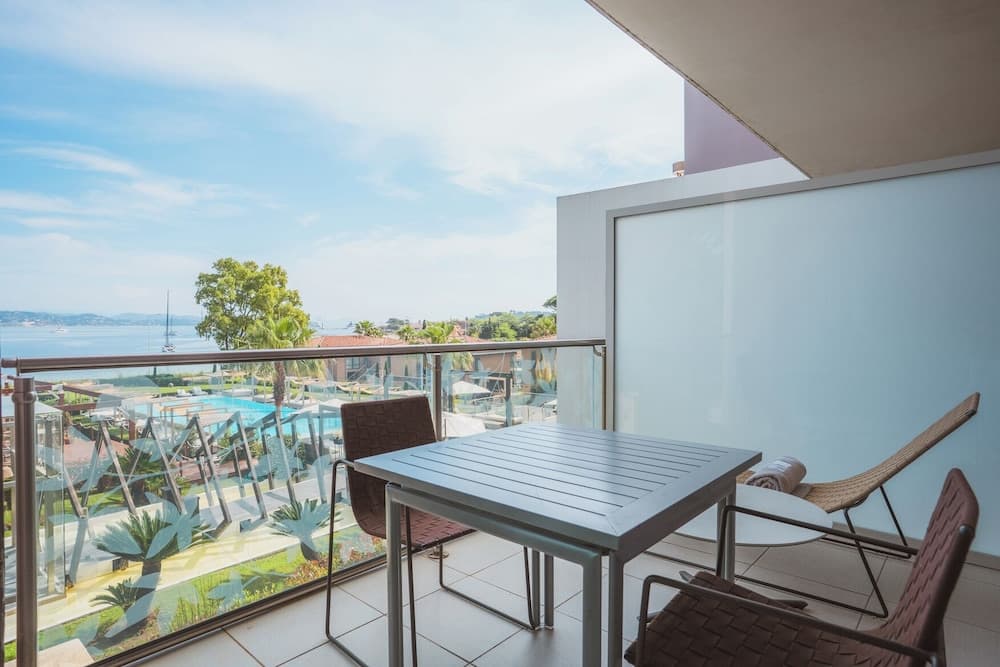 Uitzicht vanaf balkon