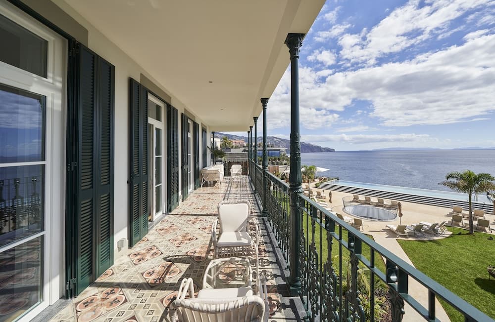 Uitzicht vanaf balkon