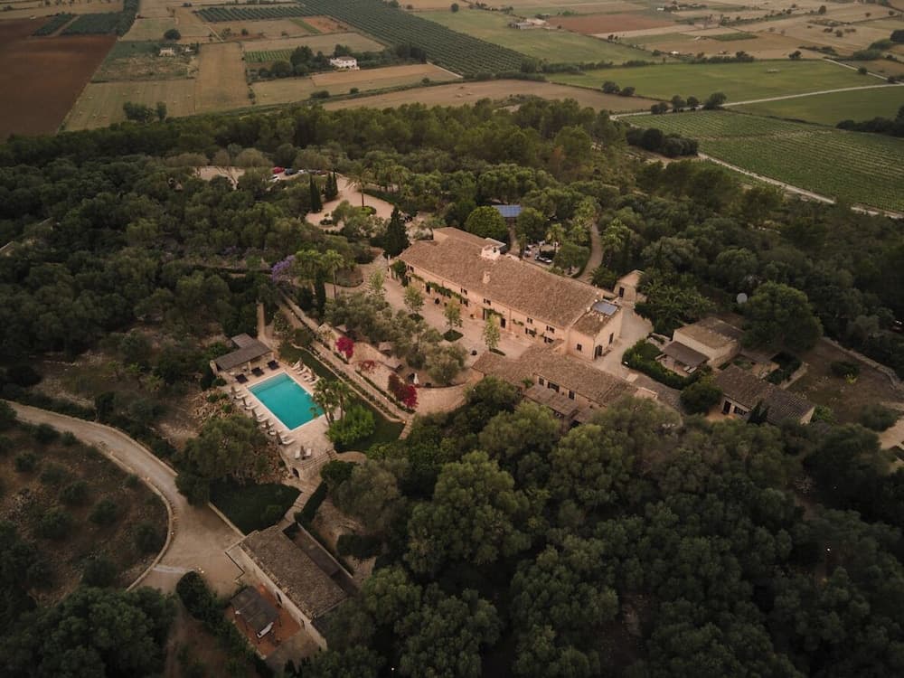 Uitzicht vanuit accommodatie