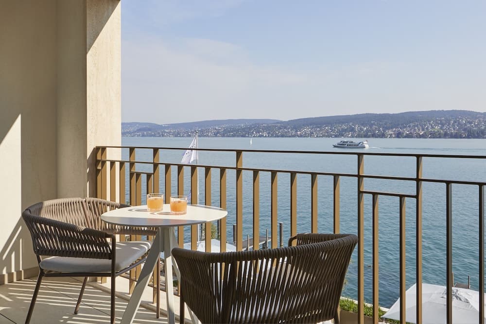 Uitzicht vanaf balkon