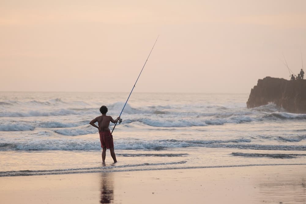 Uitzicht op strand/zee