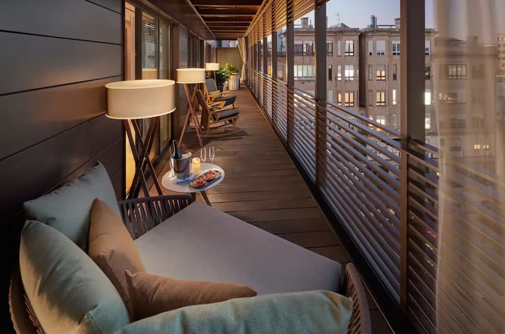 Uitzicht vanaf balkon