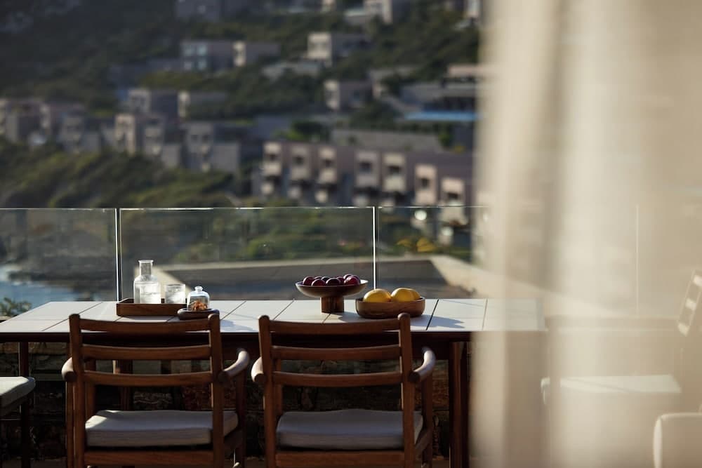 Uitzicht vanaf balkon