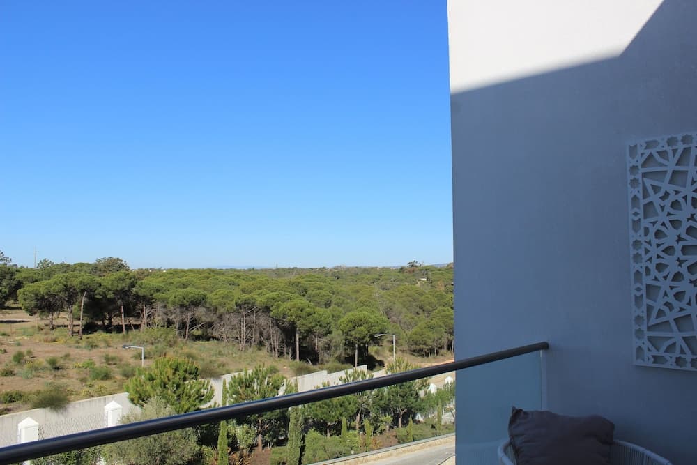 Uitzicht vanaf balkon