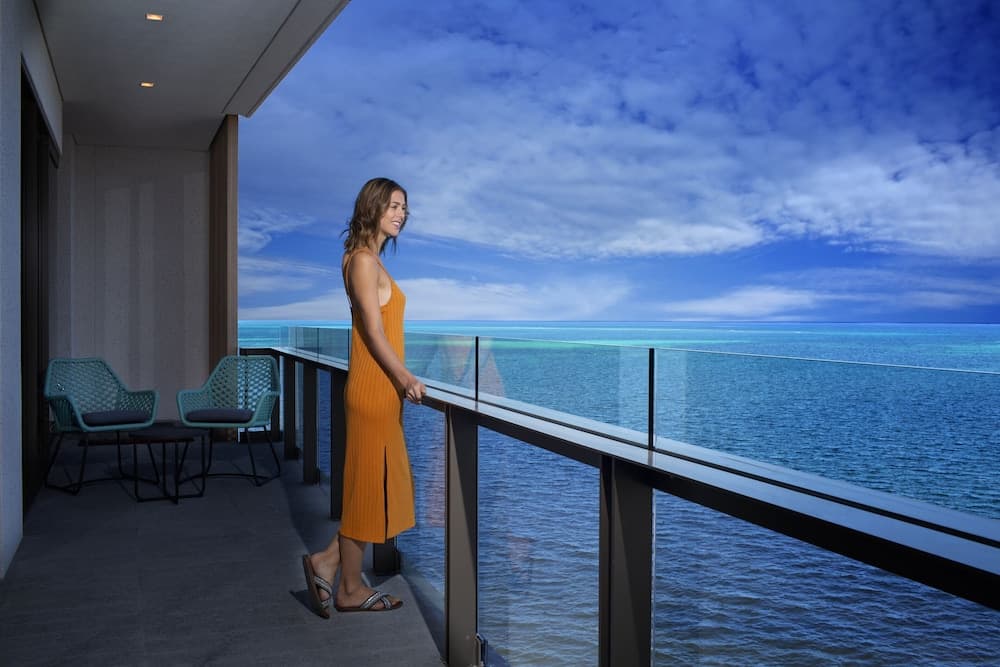 Uitzicht vanaf balkon