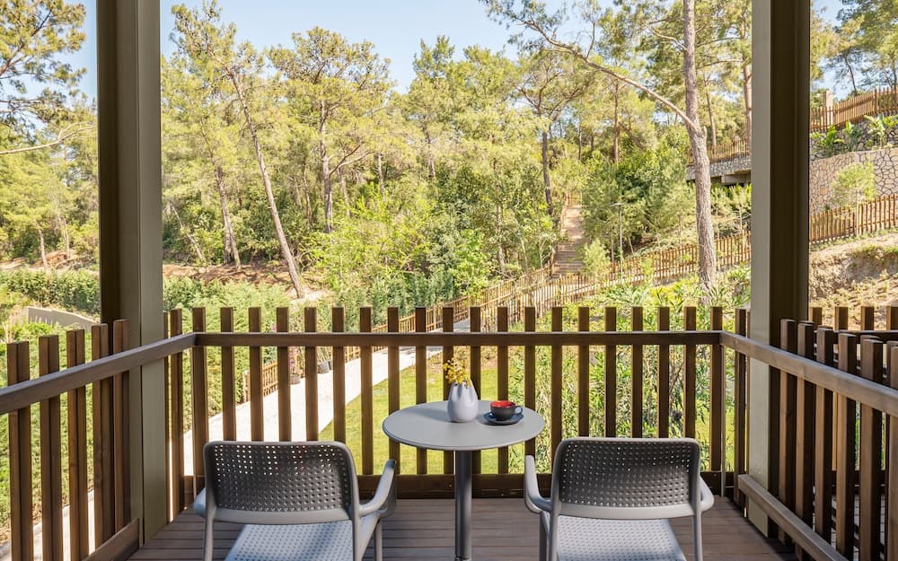Uitzicht vanaf balkon