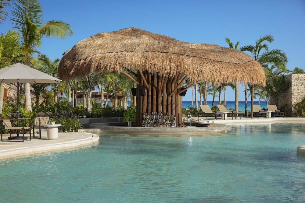 Swim-up bar