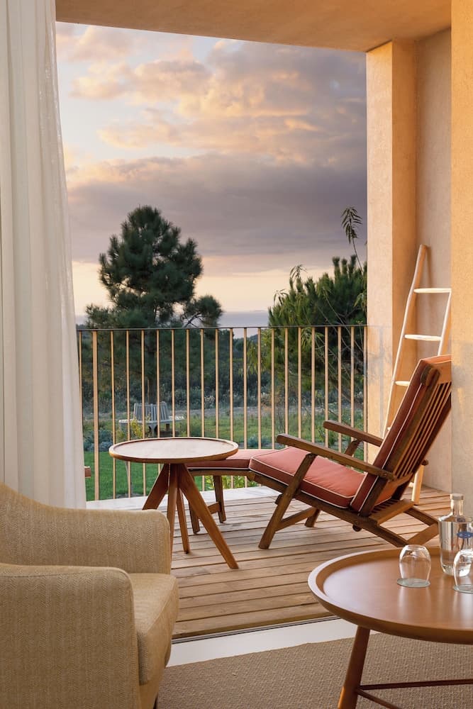 Uitzicht vanaf balkon