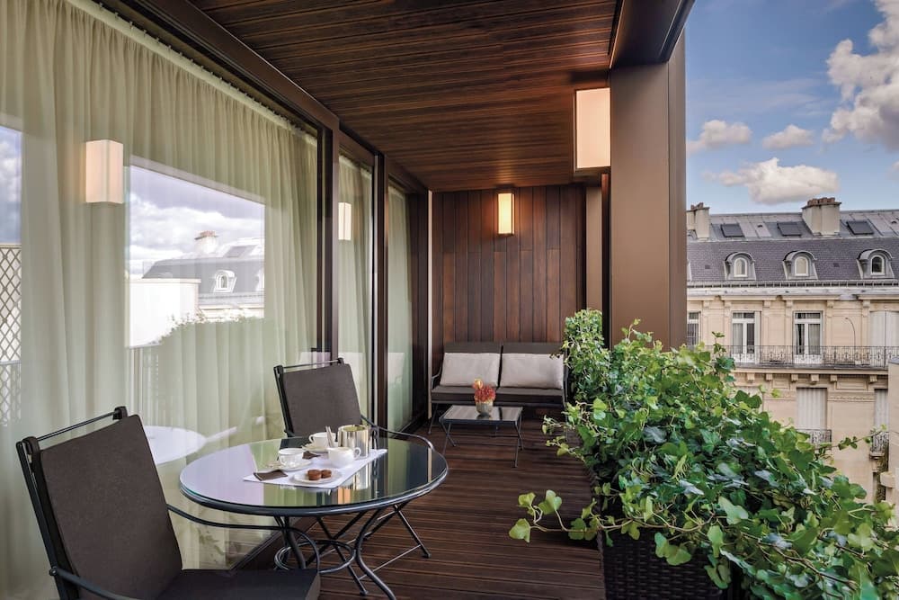 Uitzicht vanaf balkon