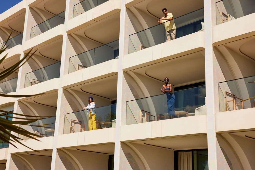 Uitzicht vanuit accommodatie