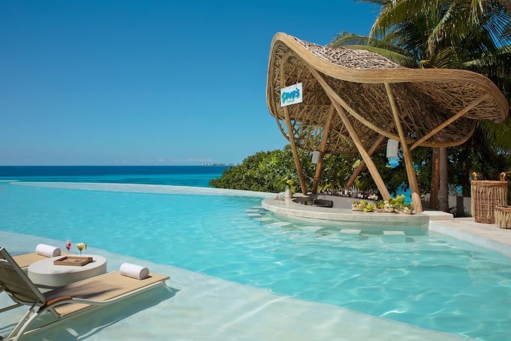 Swim-up bar