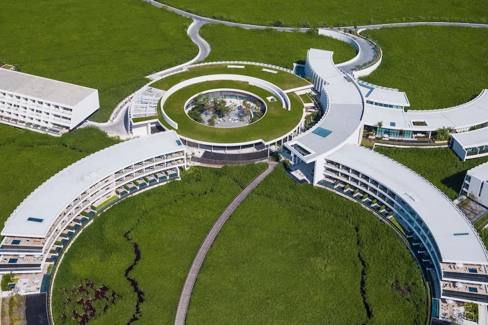 Uitzicht vanuit accommodatie