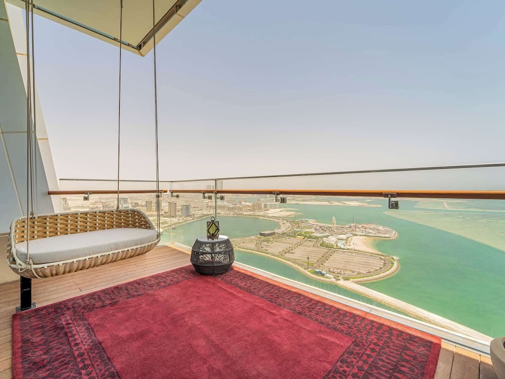 Uitzicht vanaf balkon